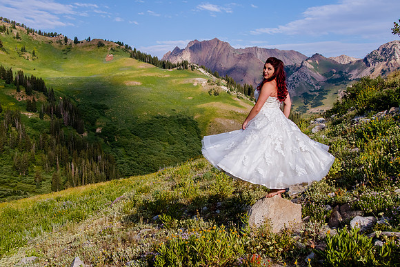 Rick and Stephanie in Albion Basin-3925