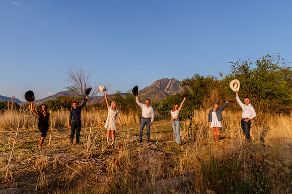 Family Portraits at Wheeler Farm: Alicia Peterson's Blended Family in the Glow of Sunset