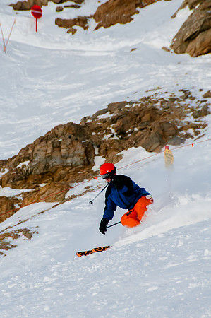 Orange and White