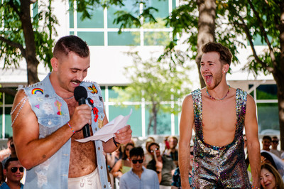 Celebrating Love and High Fashion - Josh and Lucas's Stunning Wedding at Galavan Center!