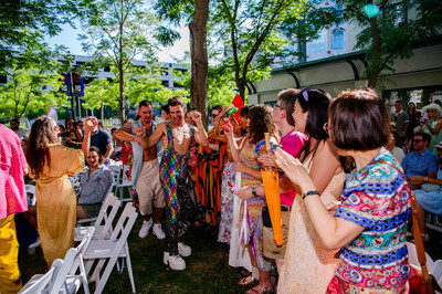 Celebrating Love and High Fashion - Josh and Lucas's Stunning Wedding at Galavan Center!