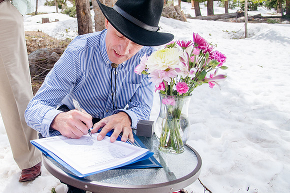 now in June: Megan Collins and Seth Underwood's Mountain Wedding