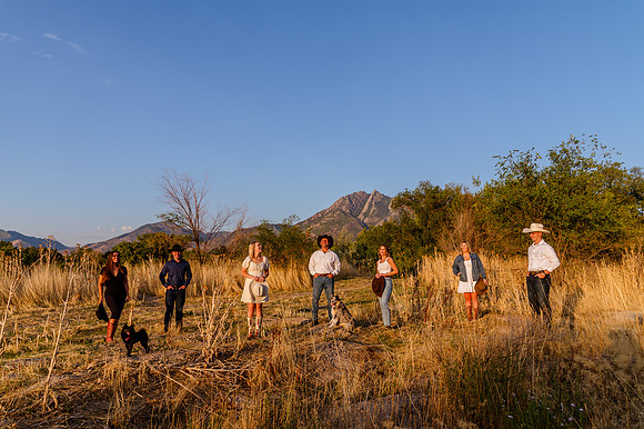 Family Portraits at Wheeler Farm: Alicia Peterson's Blended Family in the Glow of Sunset
