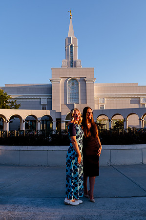 Missionary Photoshoot: Isabelle Petersen at Bountiful Temple