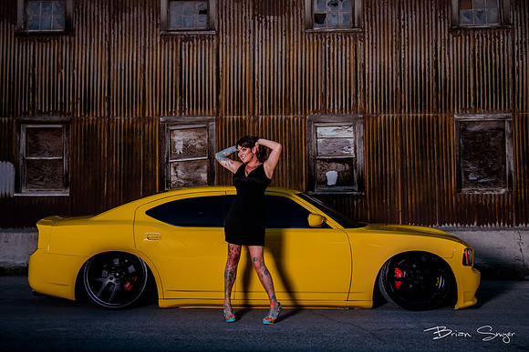 2007 Charger RT Super Bee and Landon Reynolds-140b