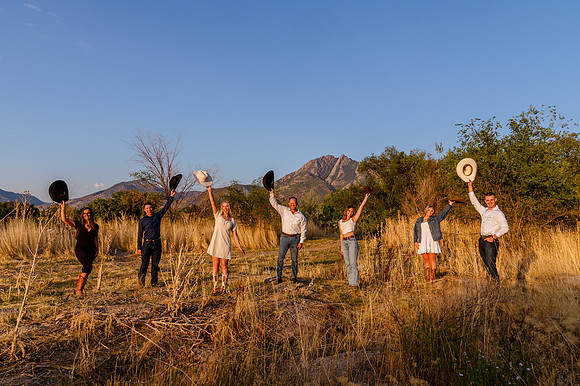 Family Portraits at Wheeler Farm: Alicia Peterson's Blended Family in the Glow of Sunset