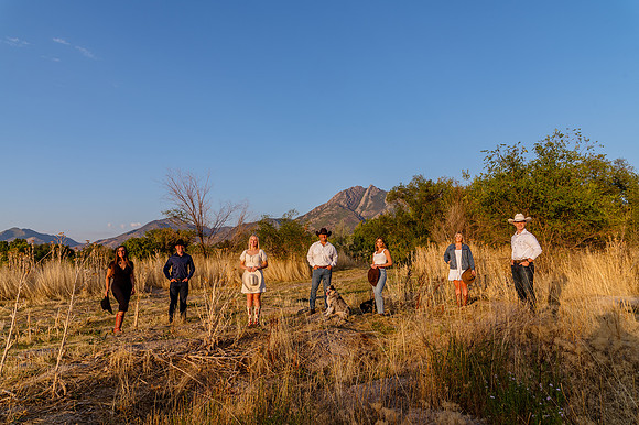 Family Portraits at Wheeler Farm: Alicia Peterson's Blended Family in the Glow of Sunset
