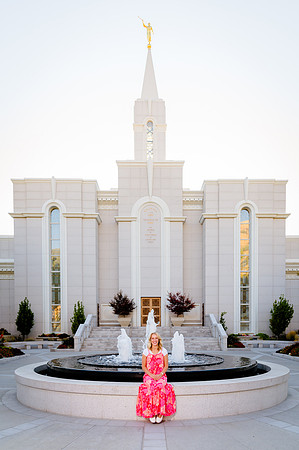 Missionary Photoshoot: Isabelle Petersen at Bountiful Temple