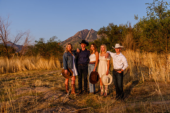 Family Portraits at Wheeler Farm: Alicia Peterson's Blended Family in the Glow of Sunset