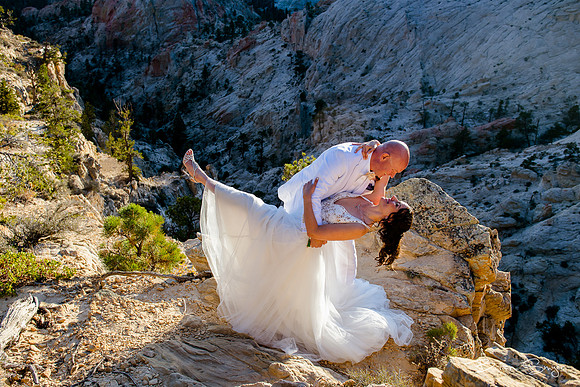 Clifftop Wedding on Hell's Backbone -9214