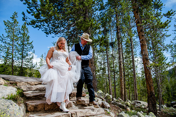 now in June: Megan Collins and Seth Underwood's Mountain Wedding