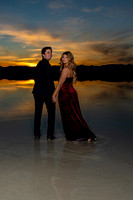 Sunset at the Salt Falts