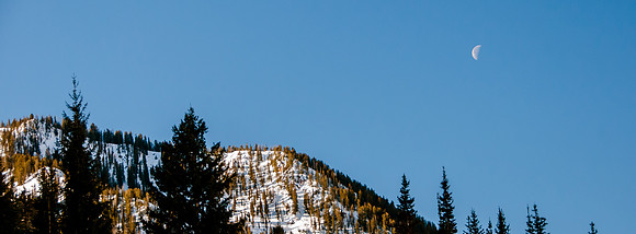 The Moon Over Snowbird