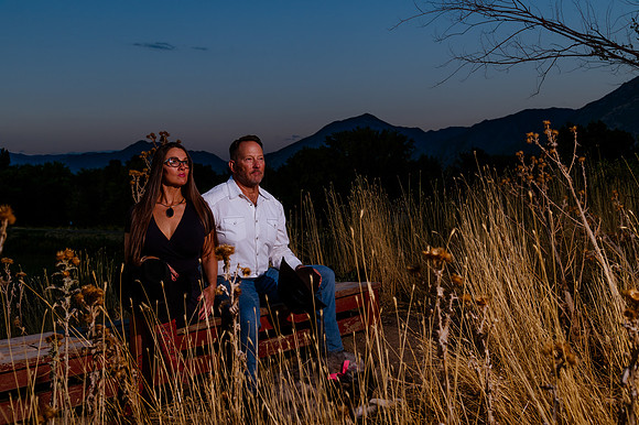 Family Portraits at Wheeler Farm: Alicia Peterson's Blended Family in the Glow of Sunset