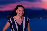 Brooklyn Malone's Senior Photos at the Salt Flats