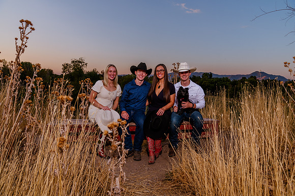 Family Portraits at Wheeler Farm: Alicia Peterson's Blended Family in the Glow of Sunset