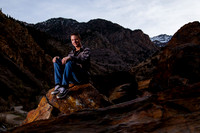Twin Radiance: Senior Photo Session with Tregan and Trinity Grubb in Big Cottonwood Canyon