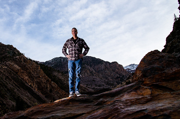 Twin Radiance: Senior Photo Session with Tregan and Trinity Grubb in Big Cottonwood Canyon