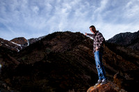 Twin Radiance: Senior Photo Session with Tregan and Trinity Grubb in Big Cottonwood Canyon