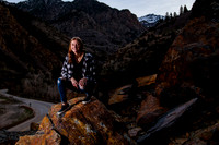 Twin Radiance: Senior Photo Session with Tregan and Trinity Grubb in Big Cottonwood Canyon