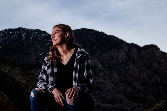 Twin Radiance: Senior Photo Session with Tregan and Trinity Grubb in Big Cottonwood Canyon