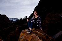 Twin Radiance: Senior Photo Session with Tregan and Trinity Grubb in Big Cottonwood Canyon