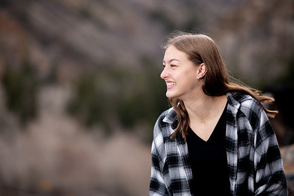 Twin Radiance: Senior Photo Session with Tregan and Trinity Grubb in Big Cottonwood Canyon