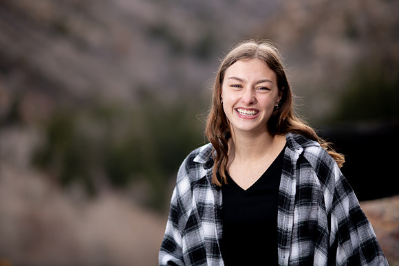 Twin Radiance: Senior Photo Session with Tregan and Trinity Grubb in Big Cottonwood Canyon