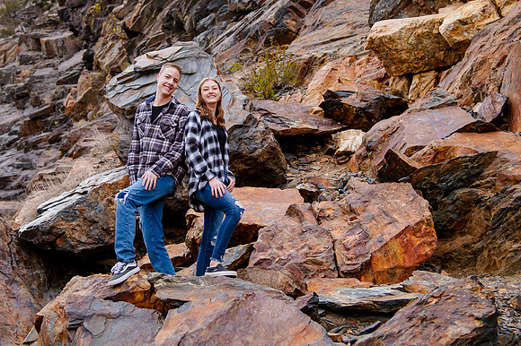 Twin Radiance: Senior Photo Session with Tregan and Trinity Grubb in Big Cottonwood Canyon