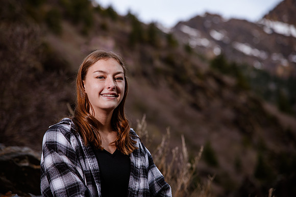Twin Radiance: Senior Photo Session with Tregan and Trinity Grubb in Big Cottonwood Canyon