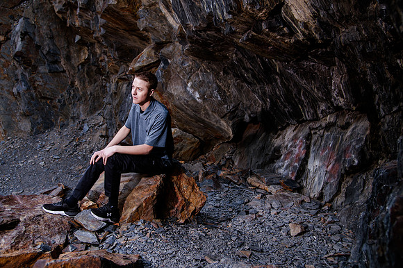 Twin Radiance: Senior Photo Session with Tregan and Trinity Grubb in Big Cottonwood Canyon