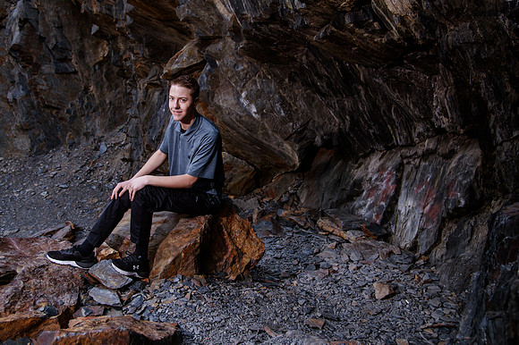 Twin Radiance: Senior Photo Session with Tregan and Trinity Grubb in Big Cottonwood Canyon