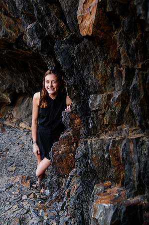 Twin Radiance: Senior Photo Session with Tregan and Trinity Grubb in Big Cottonwood Canyon