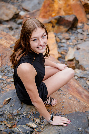 Twin Radiance: Senior Photo Session with Tregan and Trinity Grubb in Big Cottonwood Canyon