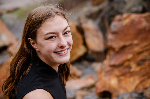 Twin Radiance: Senior Photo Session with Tregan and Trinity Grubb in Big Cottonwood Canyon