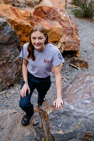 Twin Radiance: Senior Photo Session with Tregan and Trinity Grubb in Big Cottonwood Canyon