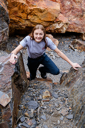 Twin Radiance: Senior Photo Session with Tregan and Trinity Grubb in Big Cottonwood Canyon