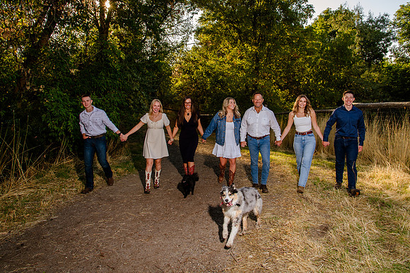Family Portraits at Wheeler Farm: Alicia Peterson's Blended Family in the Glow of Sunset