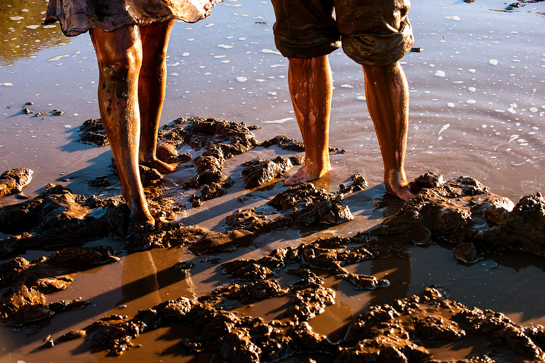 Mud and a wedding