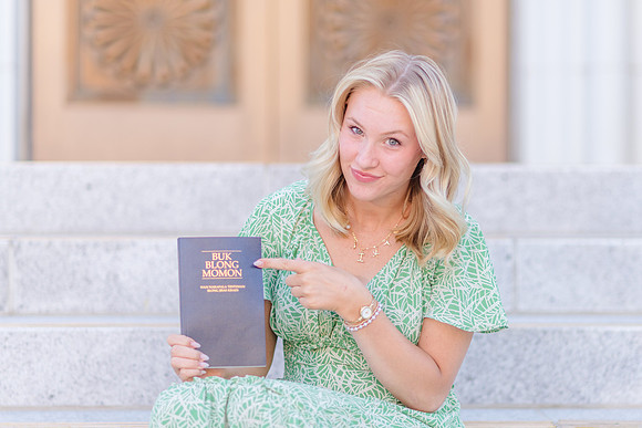 Missionary Photoshoot: Isabelle Petersen at Bountiful Temple