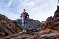 Twin Radiance: Senior Photo Session with Tregan and Trinity Grubb in Big Cottonwood Canyon
