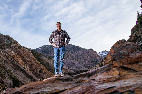 Twin Radiance: Senior Photo Session with Tregan and Trinity Grubb in Big Cottonwood Canyon