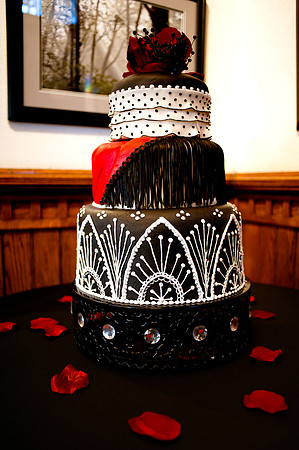 Wedding cake by Jennifer Salt Lake City