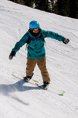 Smiling Snowboarder