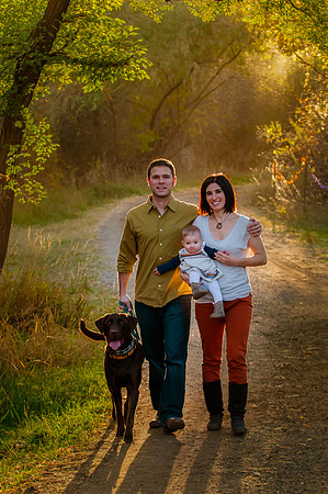Family Pictures at Wheeler Farm.  Salt Lake City, Utah