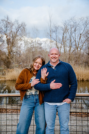 A Snowy Moment & First Kiss Revisited: Heather & Chad’s Engagement at Wheeler Farm