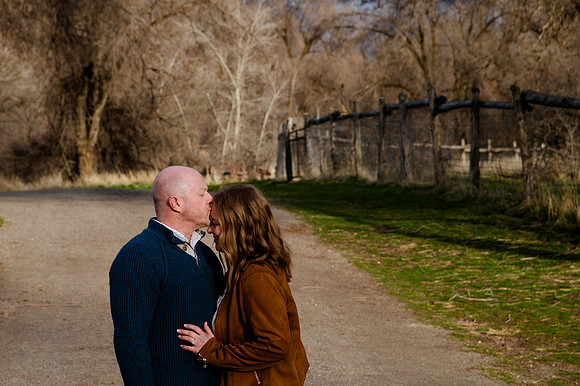 A Snowy Moment & First Kiss Revisited: Heather & Chad’s Engagement at Wheeler Farm
