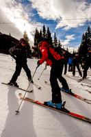 Learning to ski with Wasatch Adaptive Sports, Snowbird, Utah