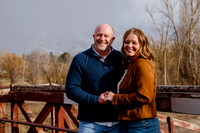 A Snowy Moment & First Kiss Revisited: Heather & Chad’s Engagement at Wheeler Farm
