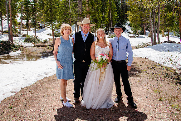 now in June: Megan Collins and Seth Underwood's Mountain Wedding